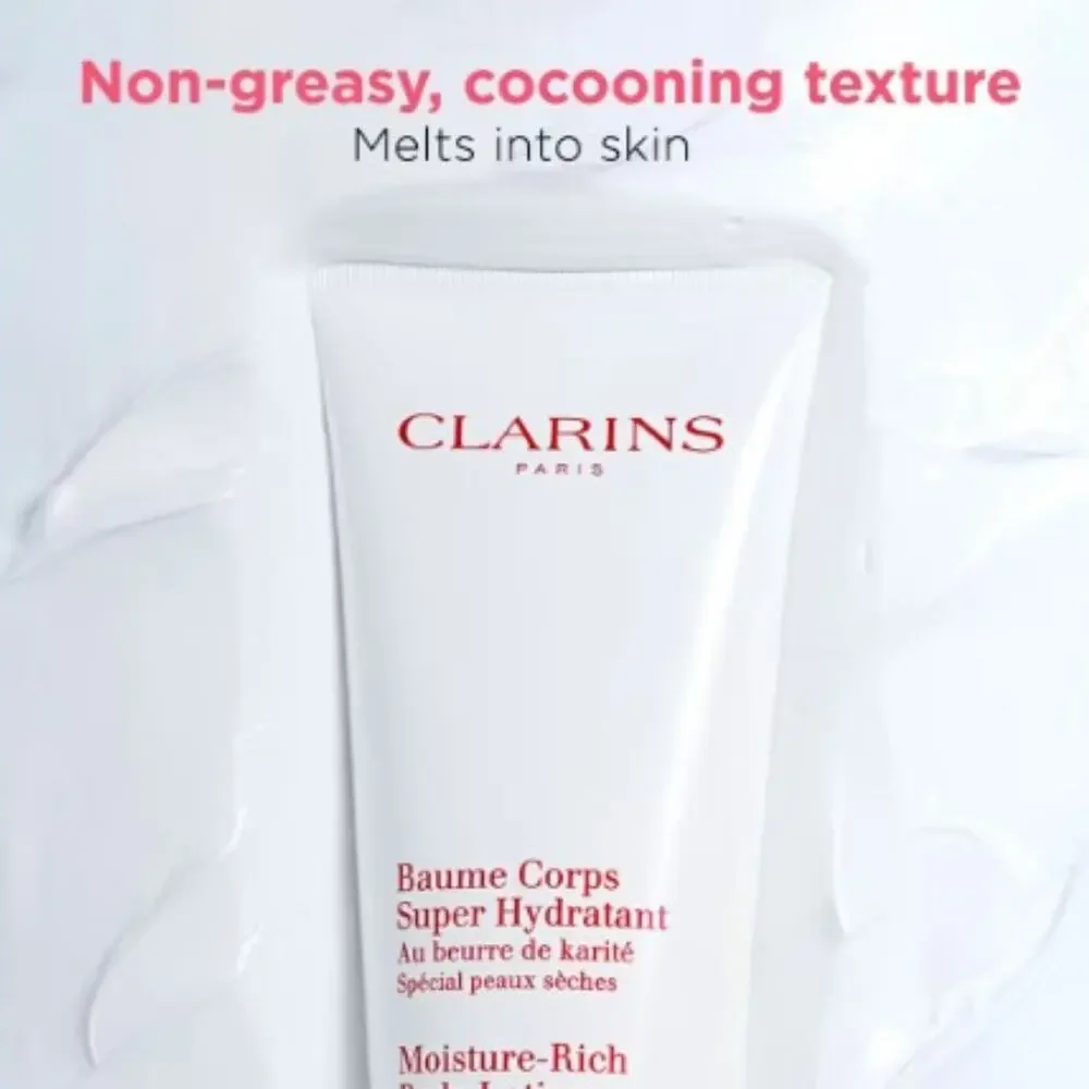 Clarins $49 Moisture-Rich Hydrating Body Lotion NIB